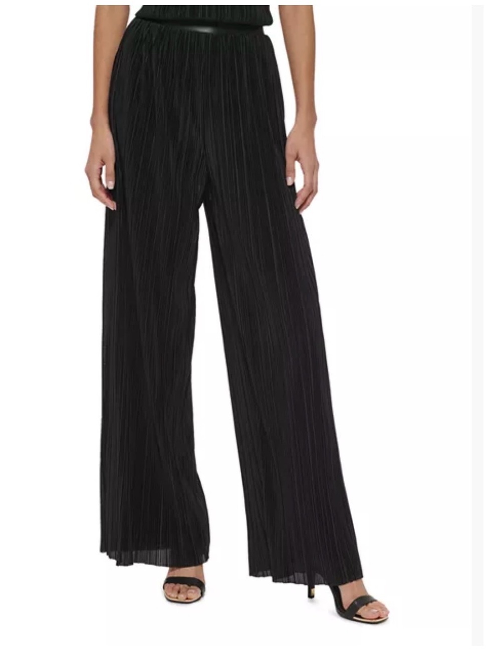 DKNY
Plissé Wide Leg Pants